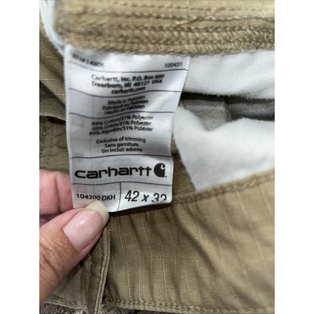 Men's Carhartt Force® Relaxed Fit Ripstop Cargo Work Pant‎ (2191) - Picture 8 of 10